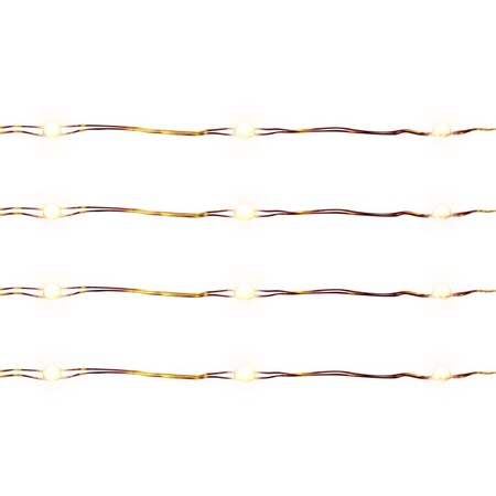 Living Accents Living Accents LED Big Seed Light Set Warm White 16.5 ft. 100 lights BSCOP100WW2A